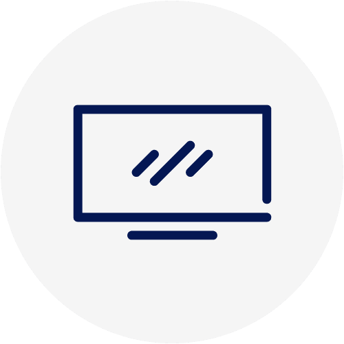 Front page icon-tv